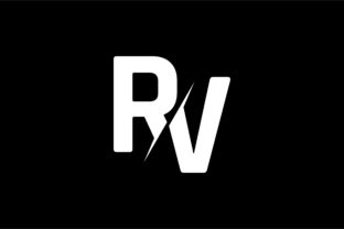 Download Monogram RV Logo Design - Logo design Collection