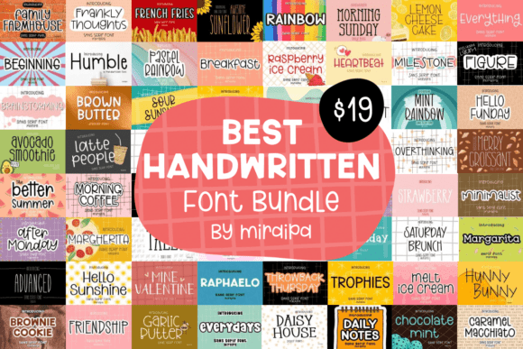 Download Best Handwritten Font Bundle - Handwritten Collection