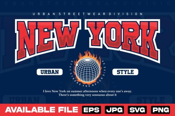 Download New York Typography Urban T Shirt Design - Urban Collection