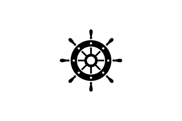 Download Ship Steering Wheel Vector Logo Design - Logo design Collection