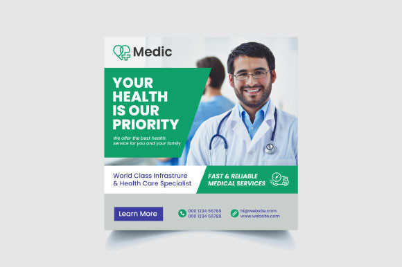 Download Medical Social Media Template - Premium Resources